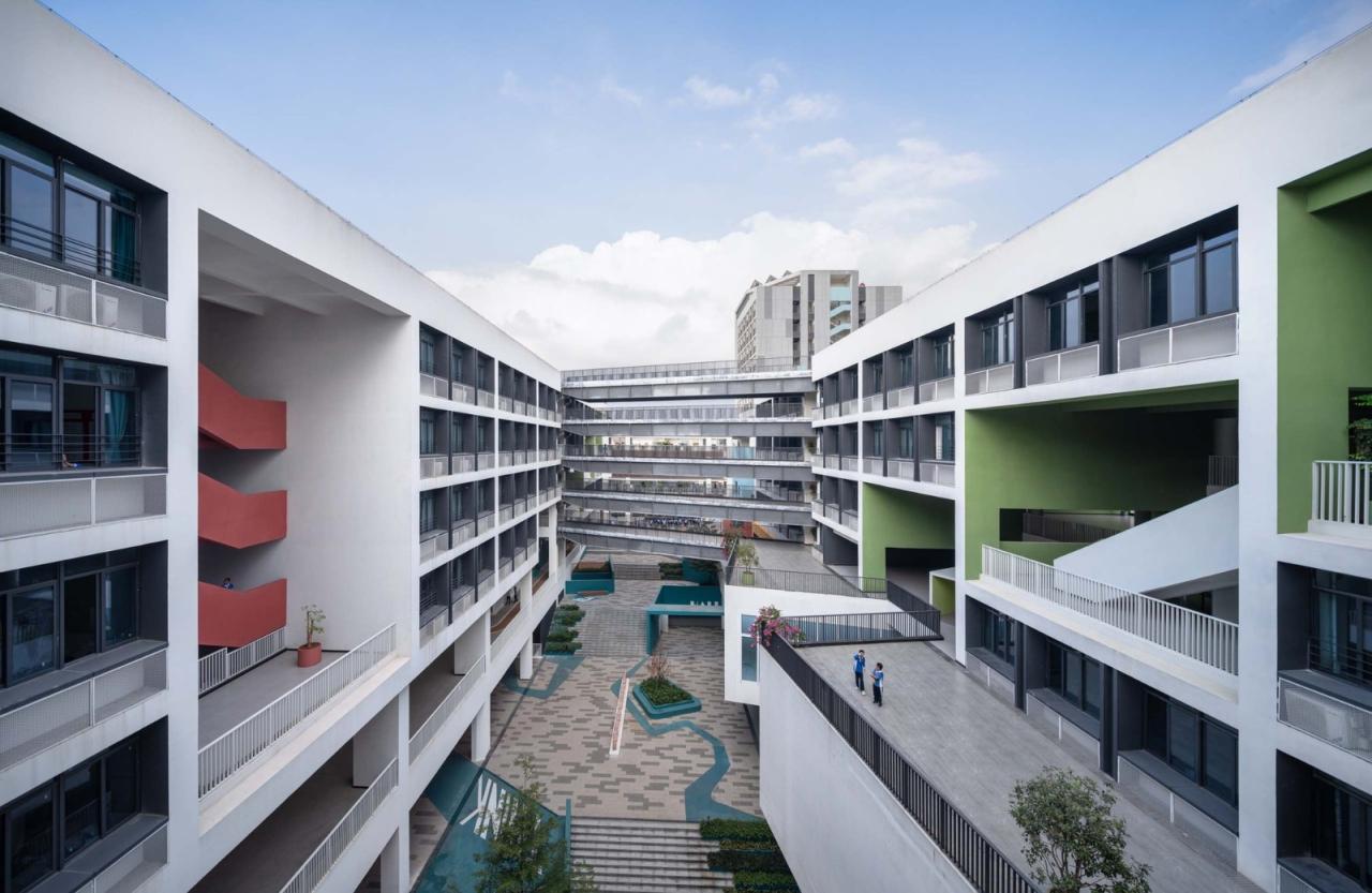 BIM建筑|深圳市龙华区行知中学 / 筑博设计-联合公设