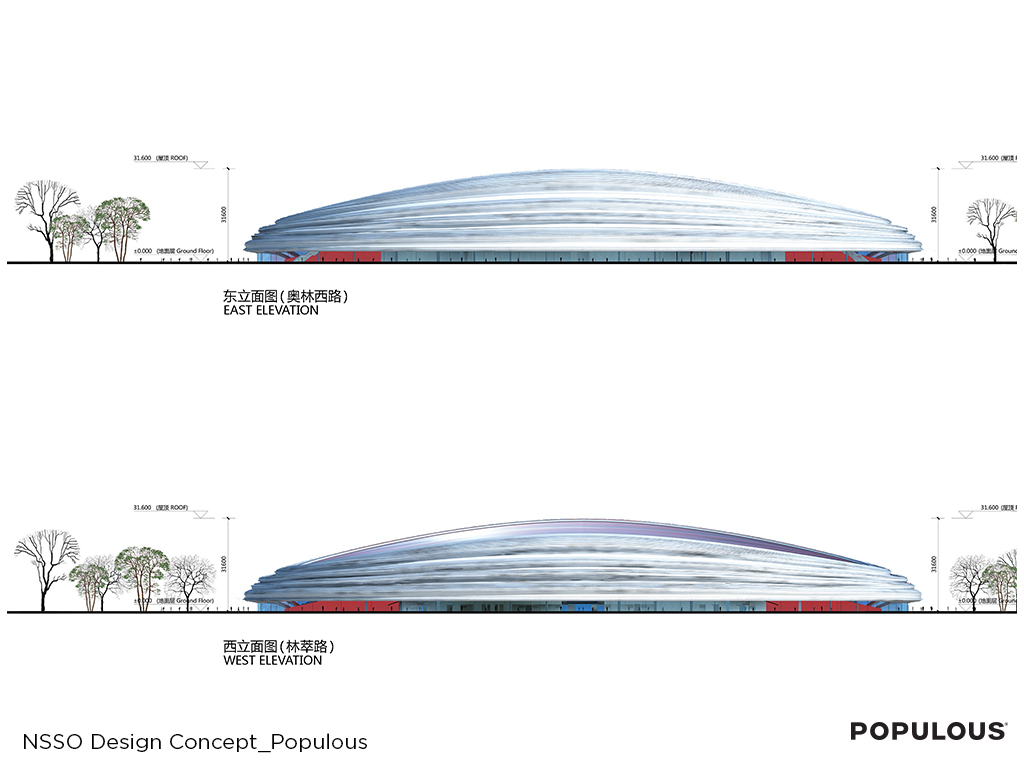 BIM建筑|“冰丝带”，国家速滑馆 / Populous