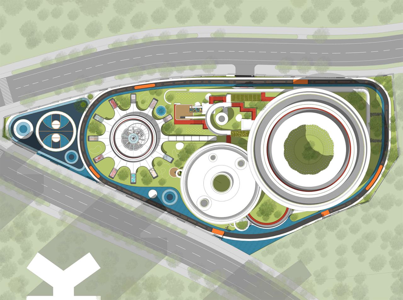 BIM建筑|重庆大南街幼儿园 ：以艺术之名，建一座森林幼儿园 / 迪卡建筑设计中心