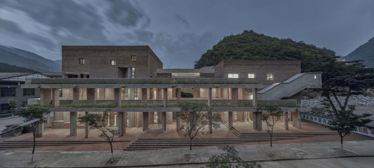 BIM建筑|江华瑶族水口镇如意村文化服务中心及特色工坊 / 地方工作室