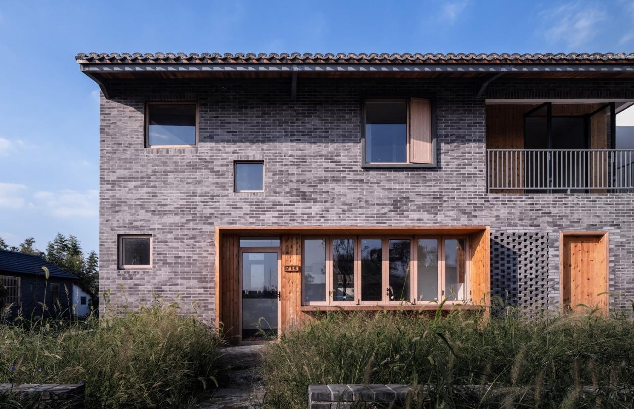 BIM建筑|低成本整村改造实践：上海奉贤李窑村乡村振兴 / 水石设计