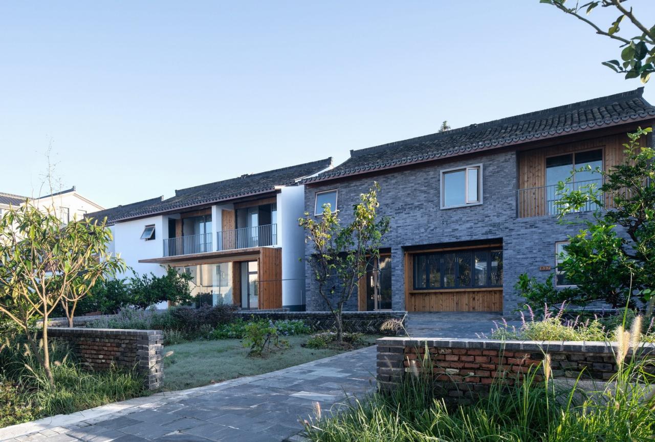 BIM建筑|低成本整村改造实践：上海奉贤李窑村乡村振兴 / 水石设计