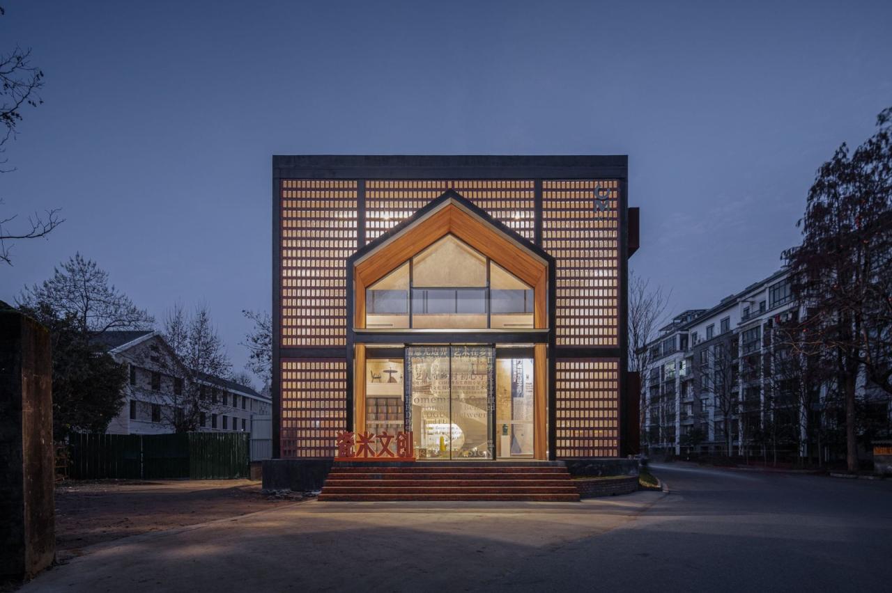 BIM建筑|龙游溪口镇乡村未来社区多功能体育馆+陶瓷专家工作站改造 / 上海严旸建筑设计工作室