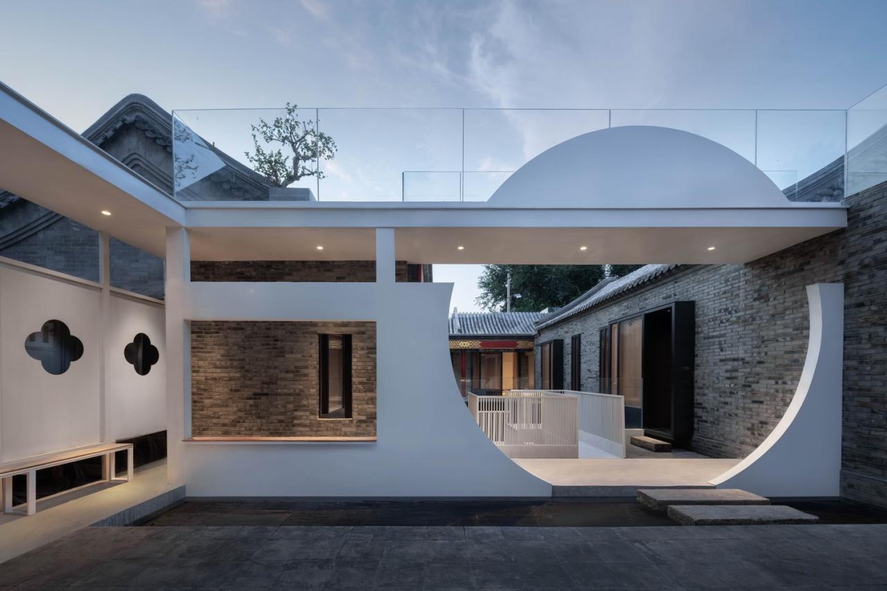 BIM建筑|新与旧的穿插对话-北锣鼓巷91号四合院改造设计 / 介介工作室