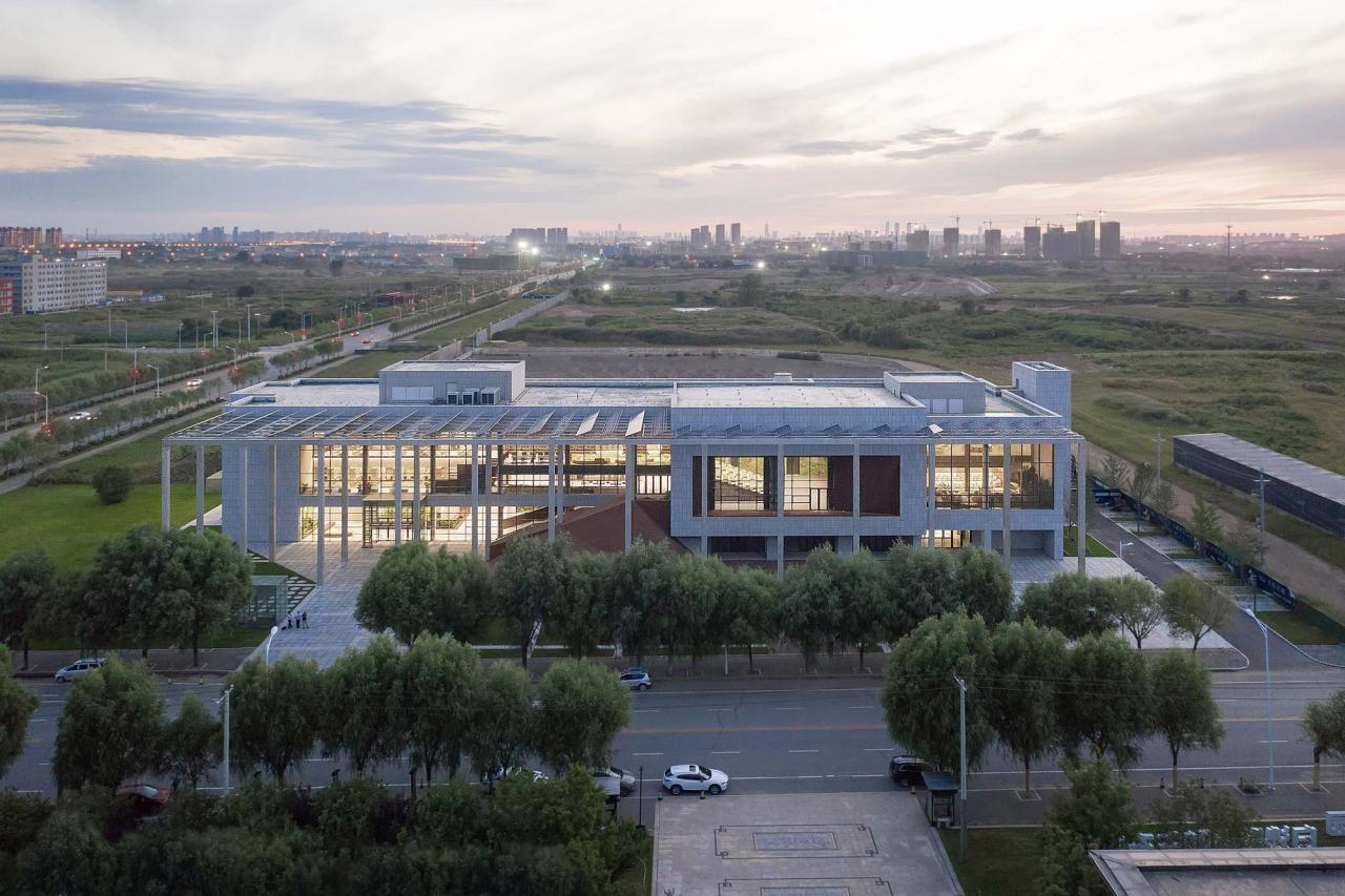 BIM建筑|白沙岛金融生态小镇社区中心 / URBANUS都市实践