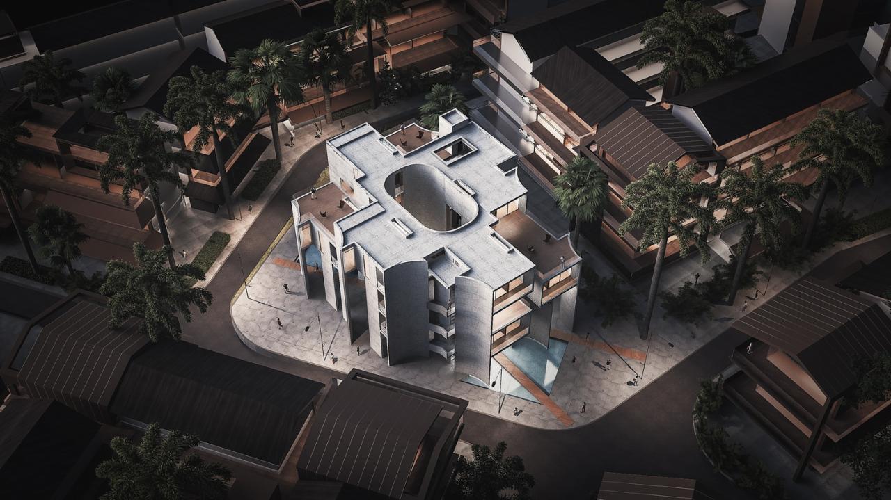 BIM建筑|围城酒店：酒店与文学 / 南旭