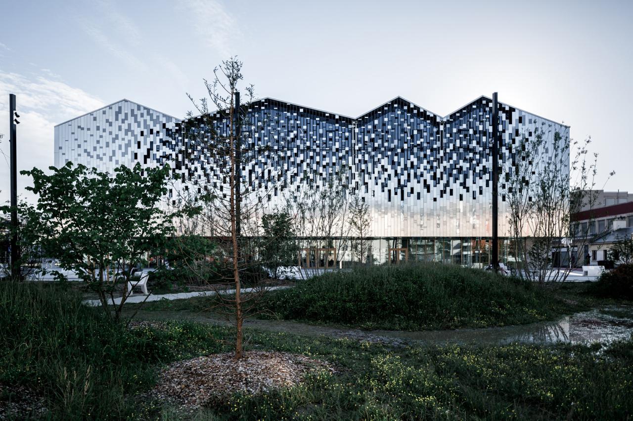 BIM建筑|Pôle Simone Veil 多功能运动中心 / K architectures Sigwalt Herman