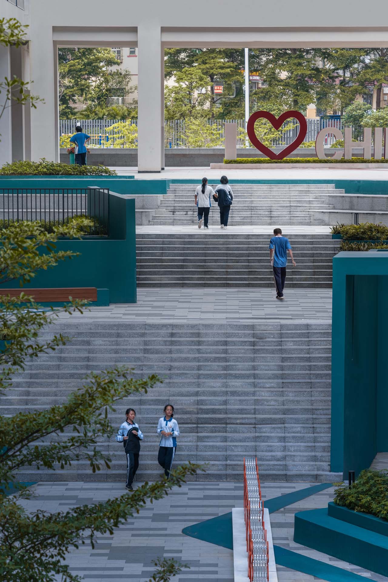 BIM建筑|深圳市龙华区行知中学 / 筑博设计-联合公设