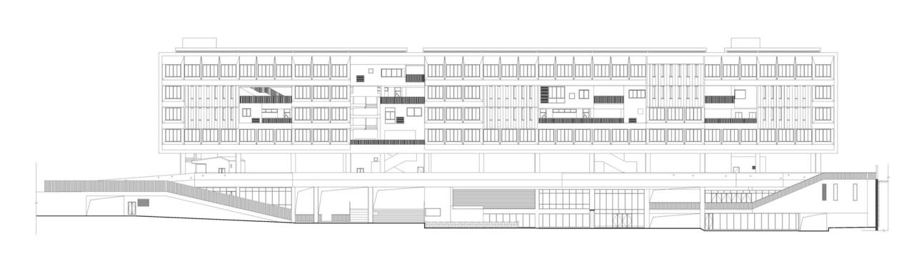 BIM建筑|深圳市龙华区行知中学 / 筑博设计-联合公设