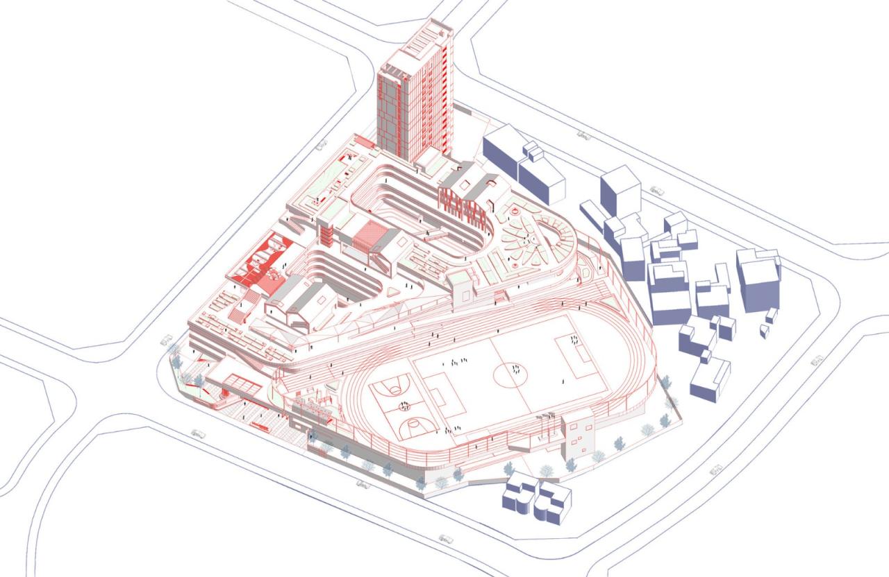 BIM建筑|深圳市坪山区东部湾区实验学校 / 申都设计
