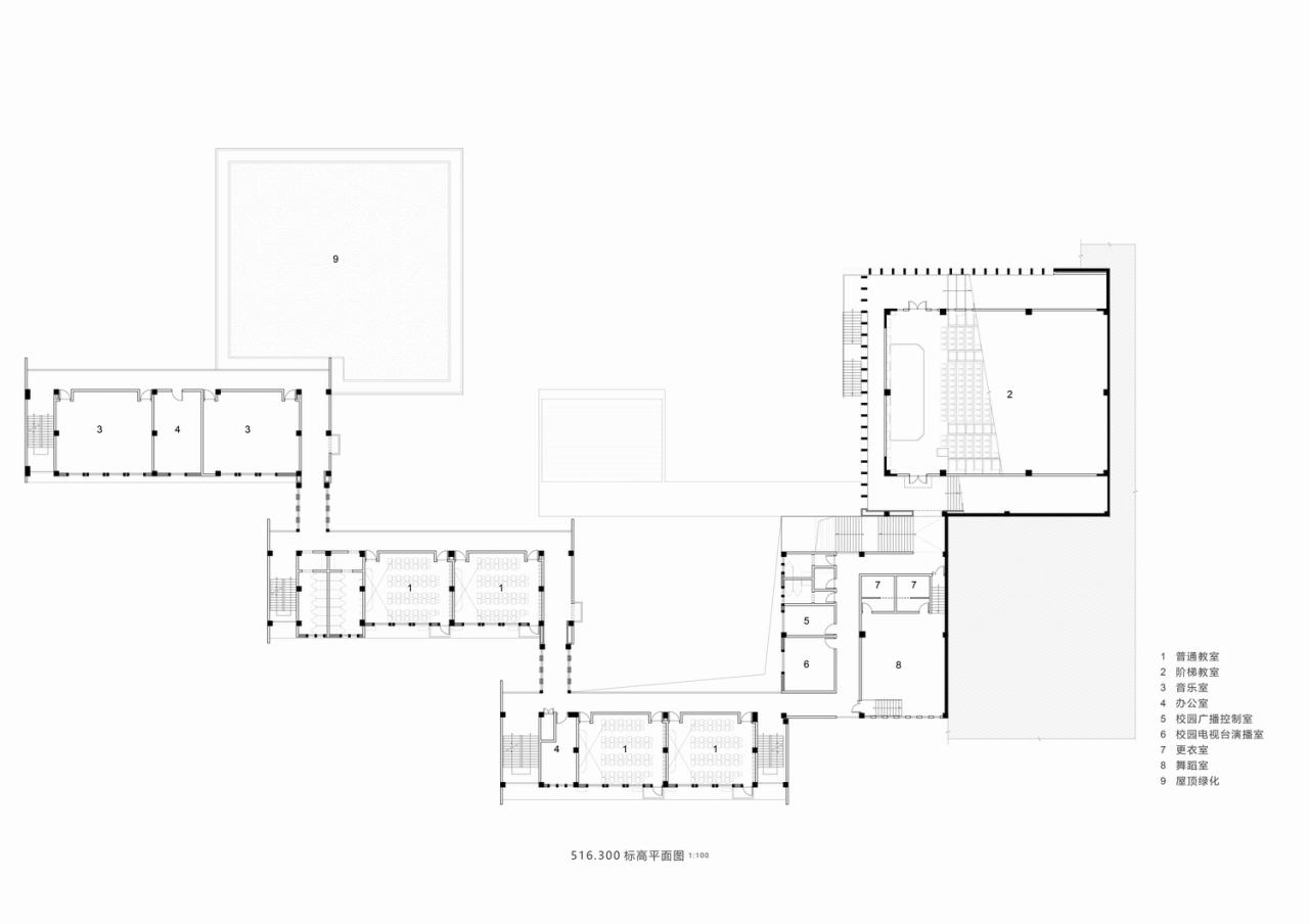 BIM建筑|黄甲小学扩建项目——秩序几何 / 本末建筑