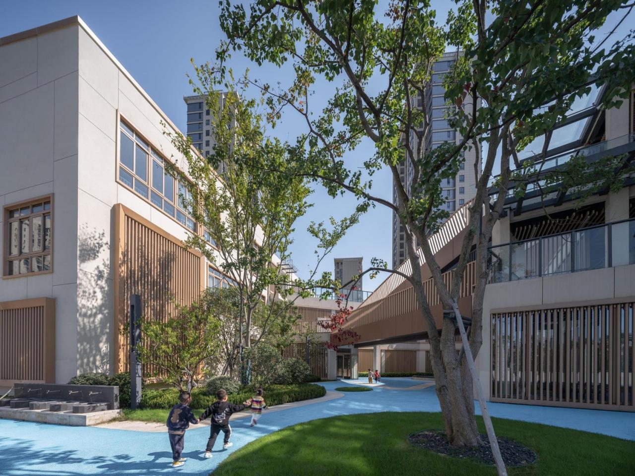 BIM建筑|活力内核构筑迷你城池｜国科温州第一幼儿园 / 成执设计