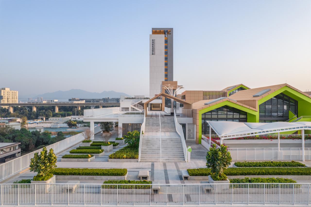 BIM建筑|深圳市坪山区东部湾区实验学校 / 申都设计