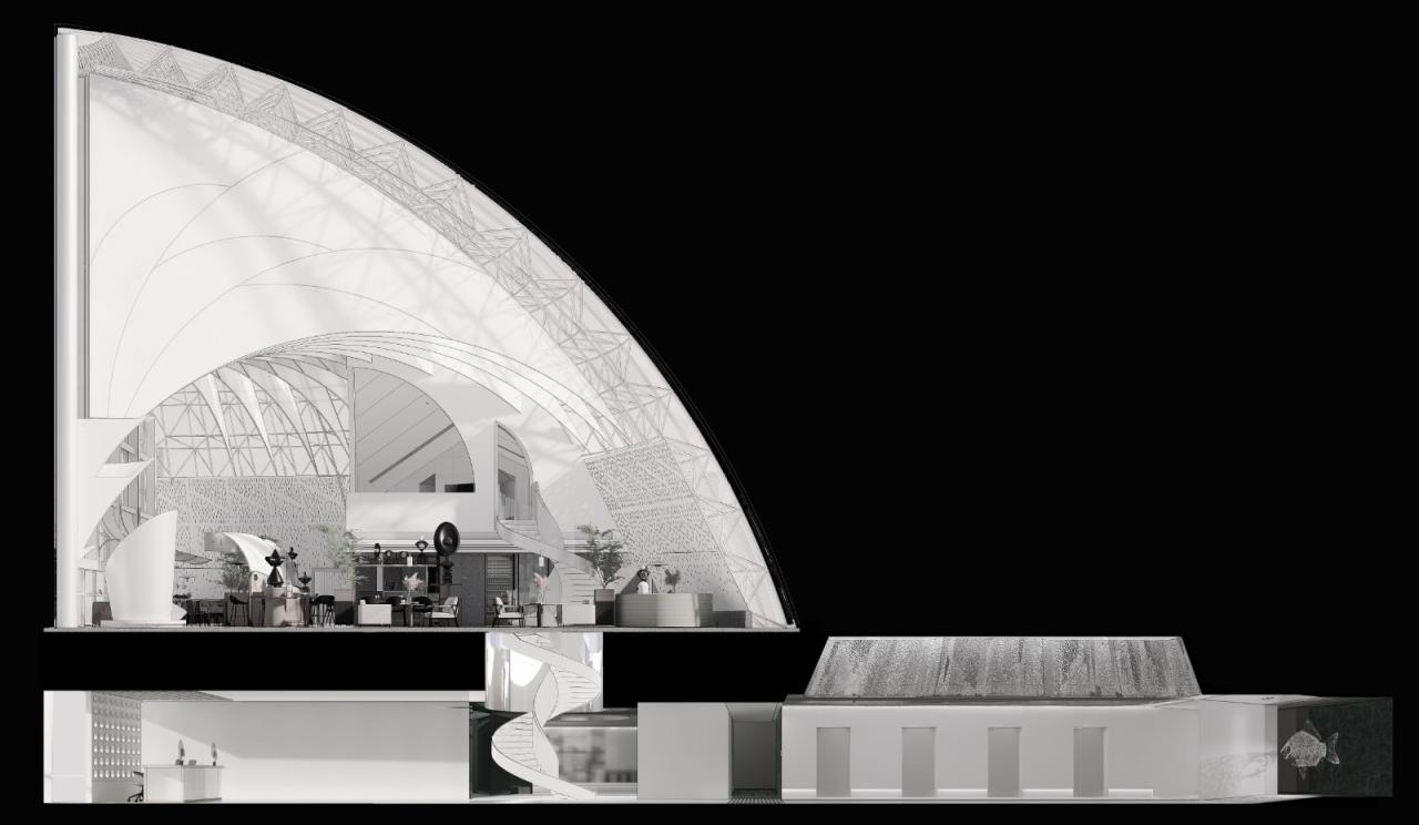 BIM建筑|帆船酒店 ASPERA HOTEL / 布道作品