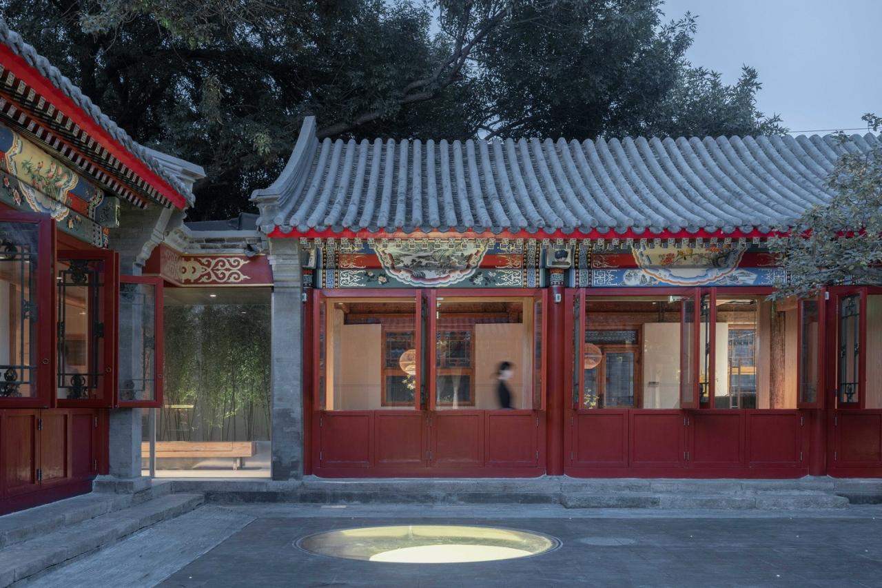 BIM建筑|新与旧的穿插对话-北锣鼓巷91号四合院改造设计 / 介介工作室