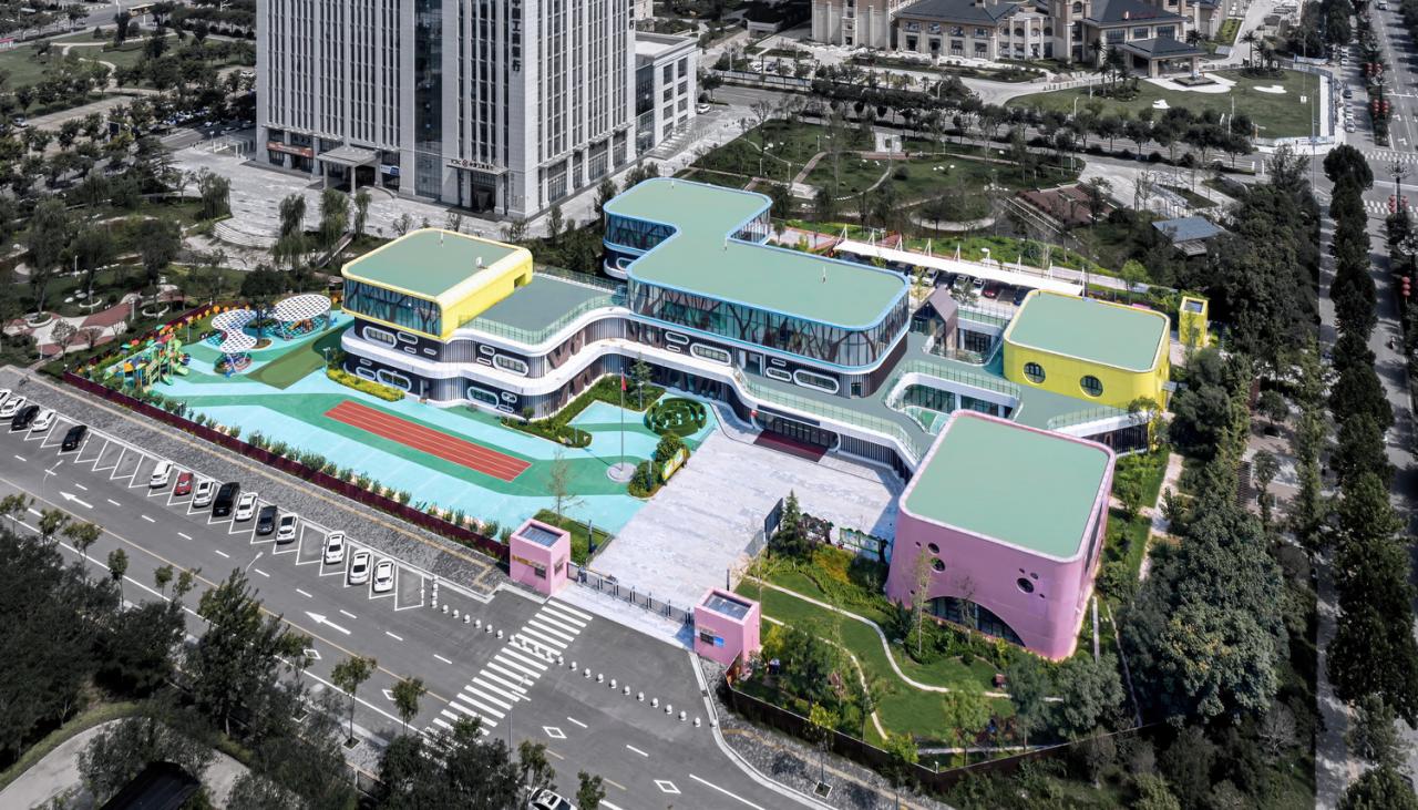 BIM建筑|渭南市政府机关幼儿园 / 中合元创建筑设计股份有限公司