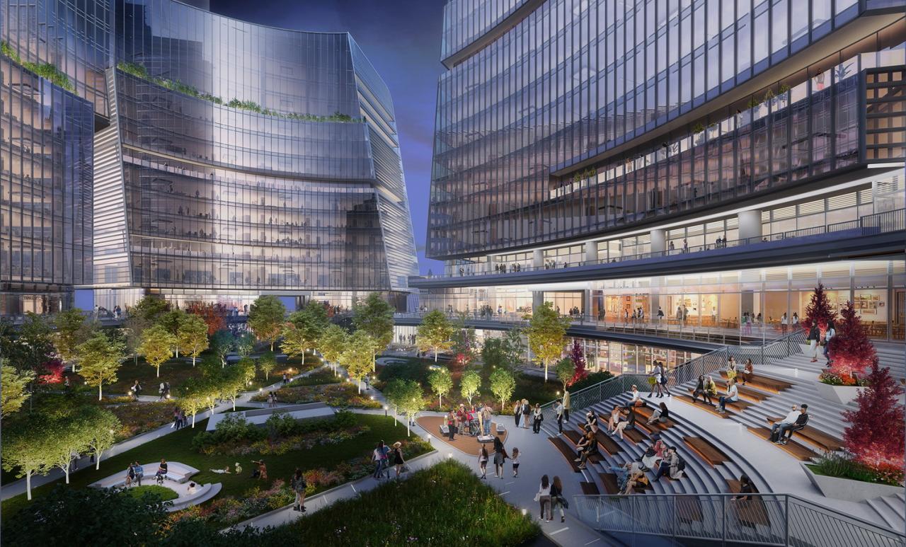 BIM建筑|成都高新万科中心——高新区的城市花园 / Laguarda.Low Architects