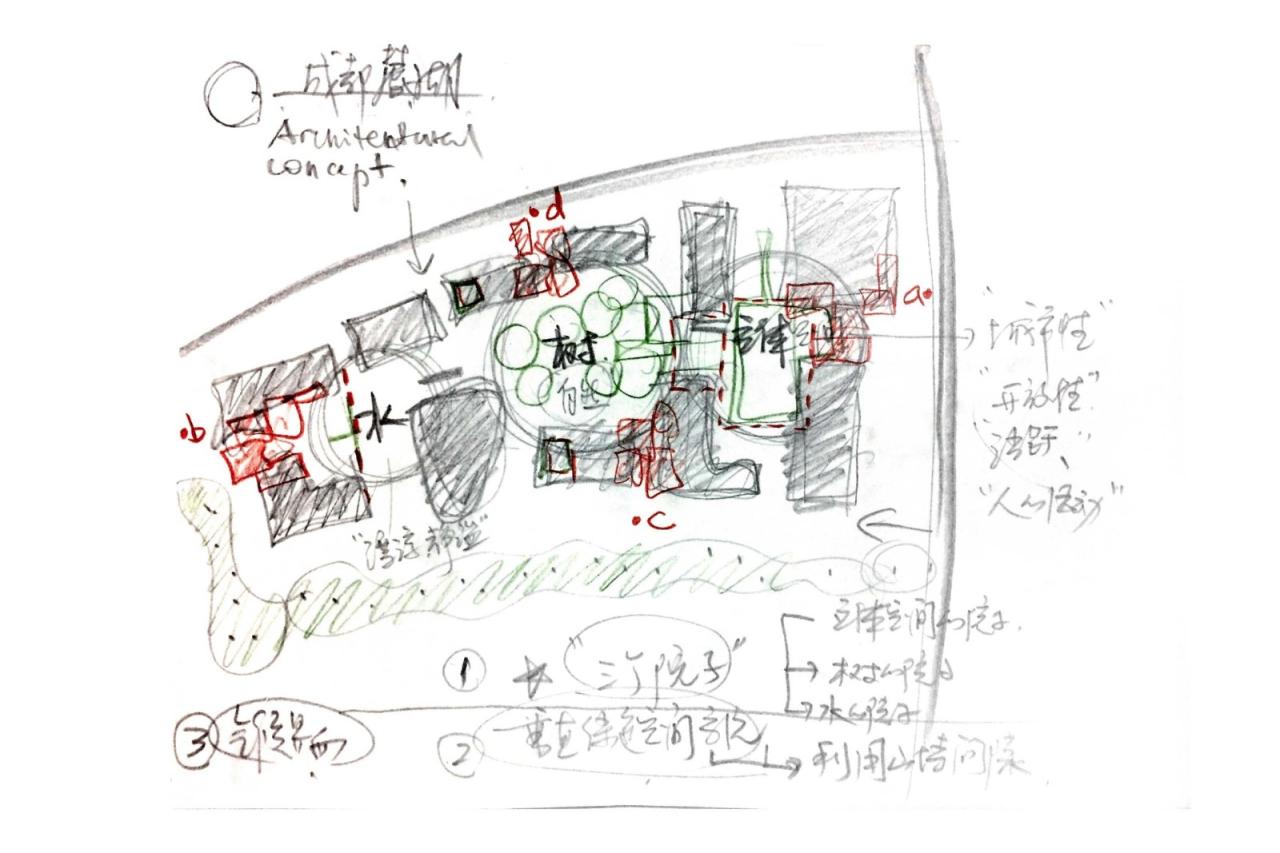 BIM建筑|成都麓湖漂浮总部办公楼 / 直向建筑