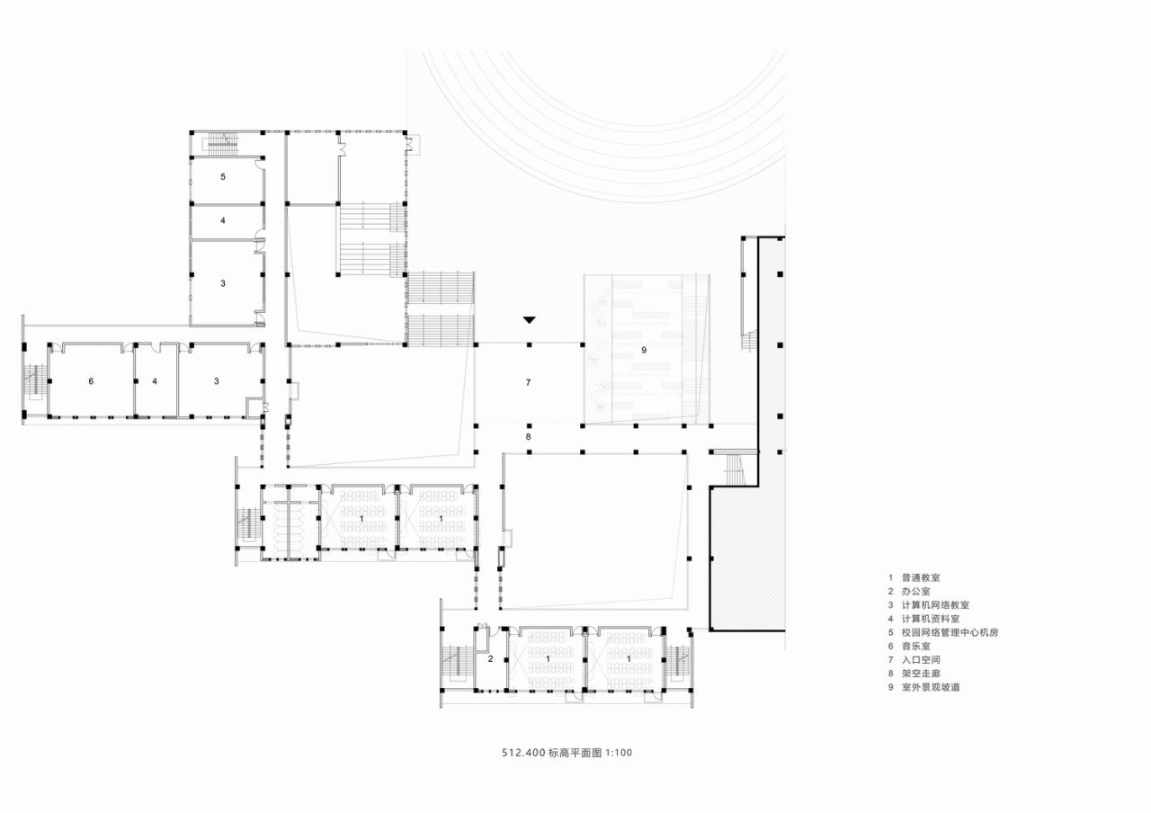 BIM建筑|黄甲小学扩建项目——秩序几何 / 本末建筑