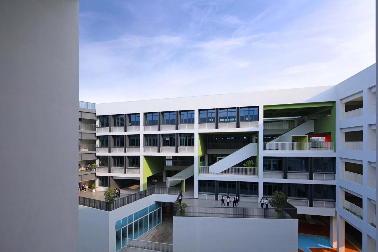 BIM建筑|深圳市龙华区行知中学 / 筑博设计-联合公设