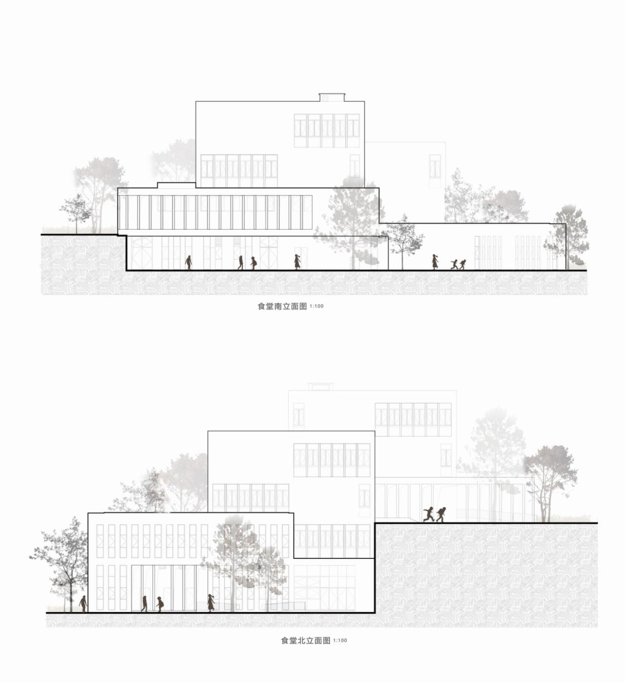 BIM建筑|黄甲小学扩建项目——秩序几何 / 本末建筑