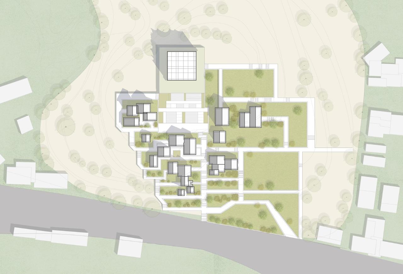 BIM建筑|林河陌影——仙市古镇活动综合体方案设计 / 外行建筑