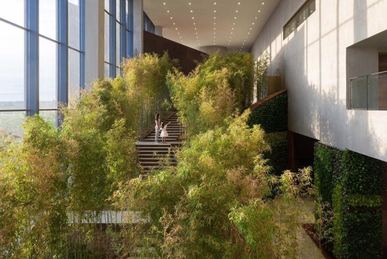 BIM建筑|白沙岛金融生态小镇社区中心 / URBANUS都市实践