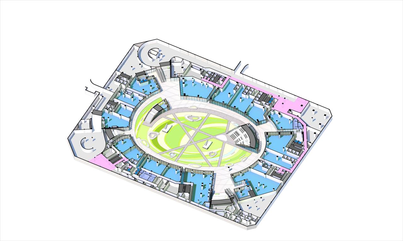 BIM建筑|成都高新万科中心——高新区的城市花园 / Laguarda.Low Architects
