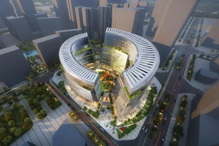 BIM建筑|成都高新万科中心——高新区的城市花园 / Laguarda.Low Architects