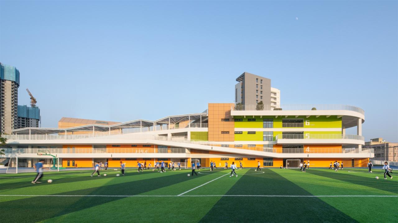 BIM建筑|深圳市坪山区东部湾区实验学校 / 申都设计