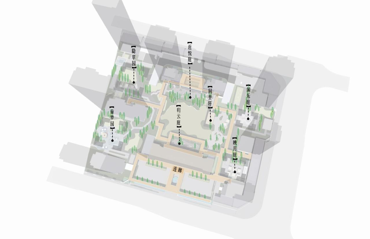 BIM建筑|城市山林 大家宅园 / ZSD卓时