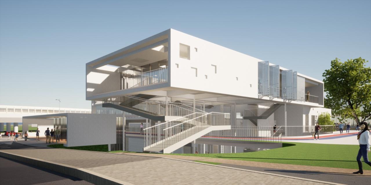 BIM建筑|“聚能浮云”设计功能与景观并存 绿色公共空间连接小区互动 吕元祥建筑师事务所广州番禺广场变电站设计方案获胜