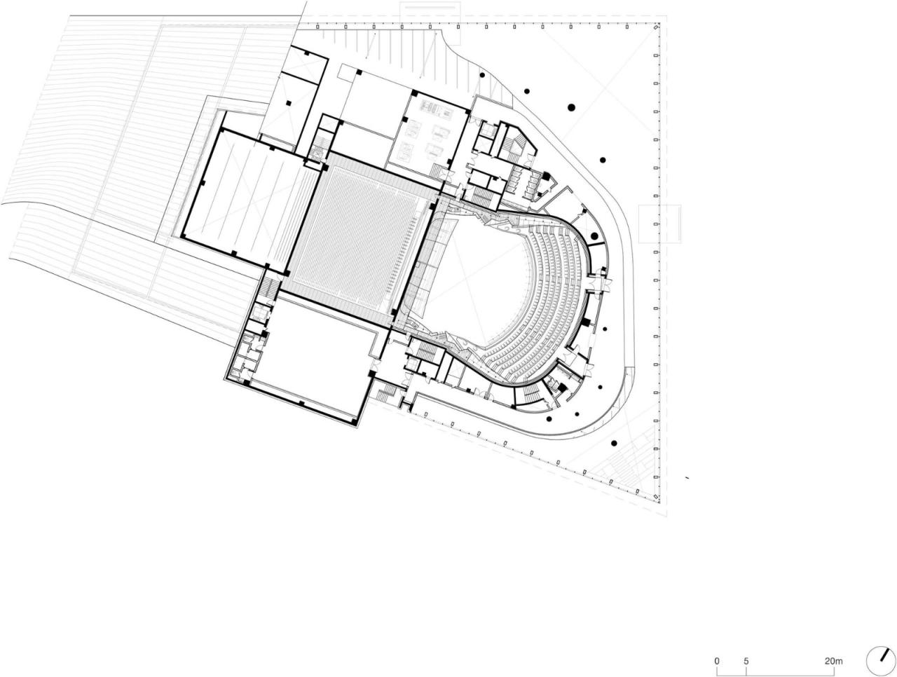 BIM建筑|掀起大地，世宗文化艺术会馆 / Designcamp Moonpark dmp