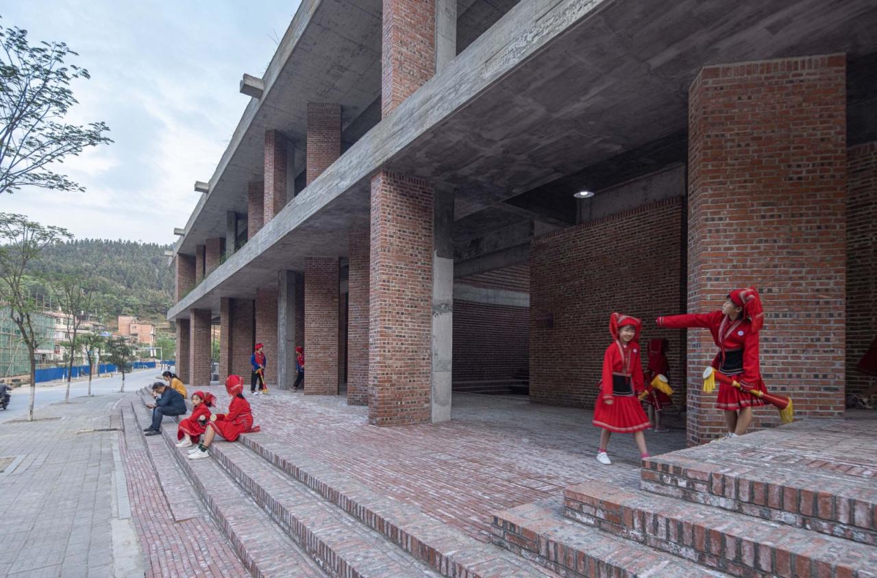 BIM建筑|江华瑶族水口镇如意村文化服务中心及特色工坊 / 地方工作室