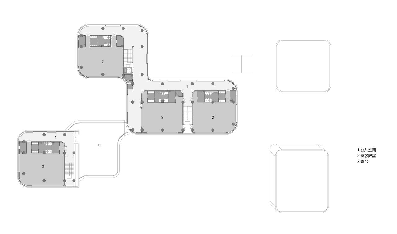 BIM建筑|渭南市政府机关幼儿园 / 中合元创建筑设计股份有限公司
