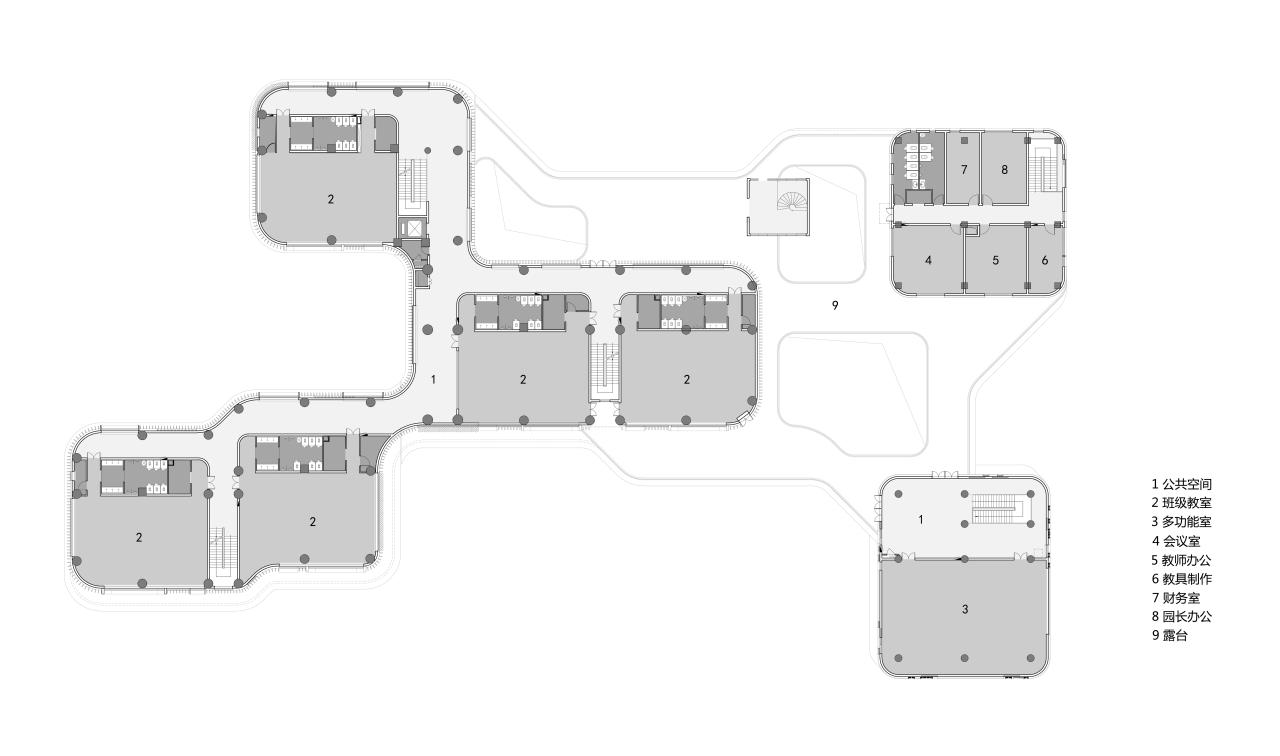 BIM建筑|渭南市政府机关幼儿园 / 中合元创建筑设计股份有限公司