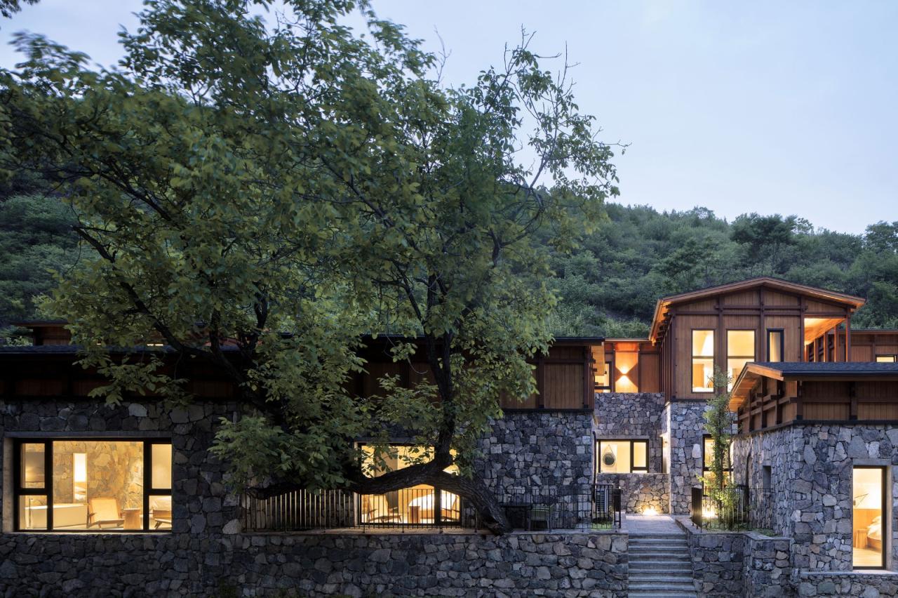 BIM建筑|隐北野奢酒店 / Penda China