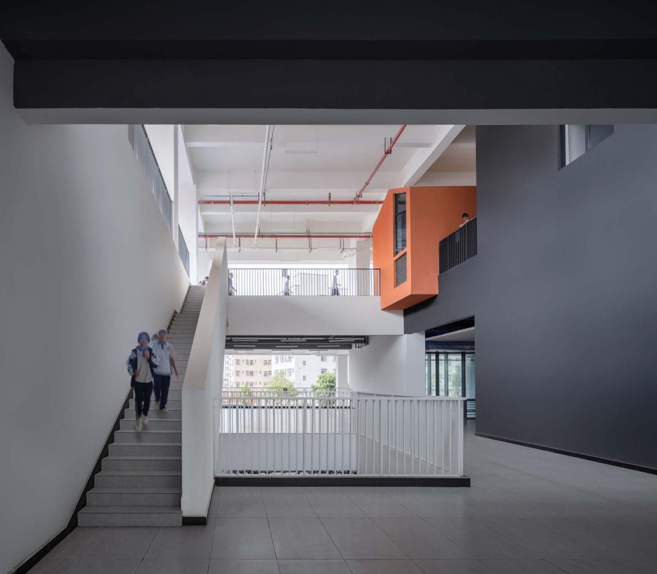 BIM建筑|深圳市龙华区行知中学 / 筑博设计-联合公设