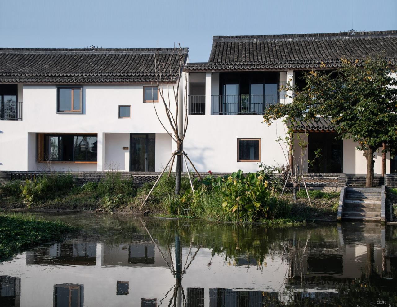 BIM建筑|低成本整村改造实践：上海奉贤李窑村乡村振兴 / 水石设计