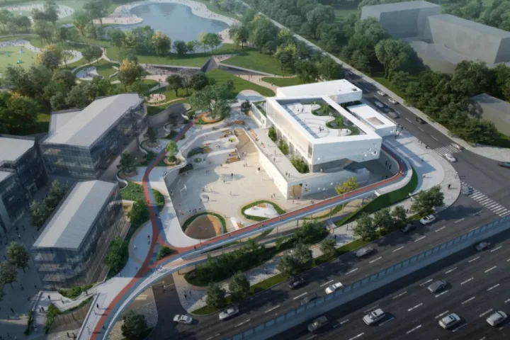 BIM建筑|“聚能浮云”设计功能与景观并存 绿色公共空间连接小区互动 吕元祥建筑师事务所广州番禺广场变电站设计方案获胜