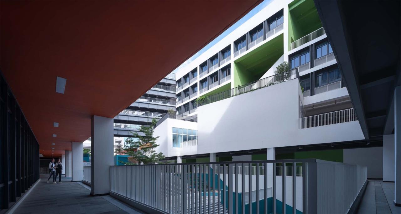 BIM建筑|深圳市龙华区行知中学 / 筑博设计-联合公设