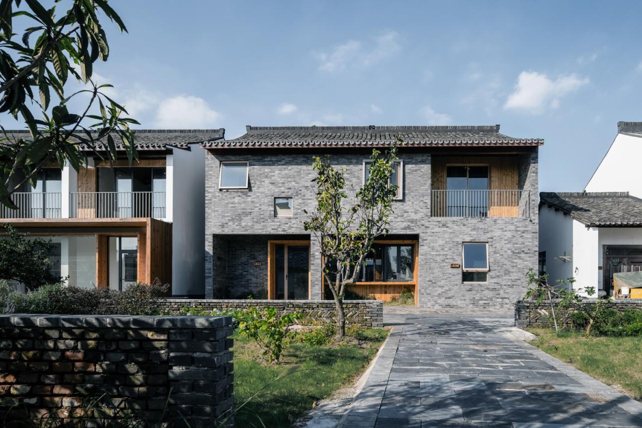 BIM建筑|低成本整村改造实践：上海奉贤李窑村乡村振兴 / 水石设计