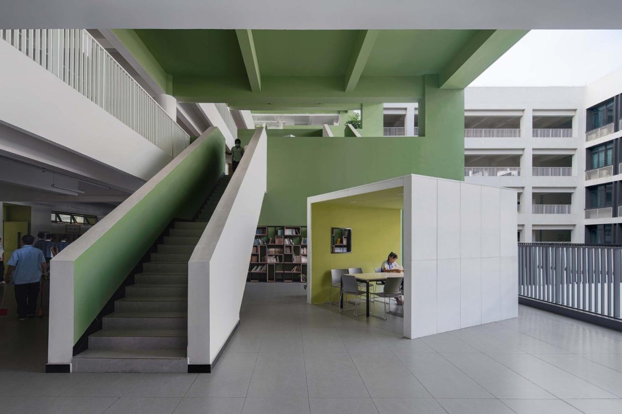 BIM建筑|深圳市龙华区行知中学 / 筑博设计-联合公设