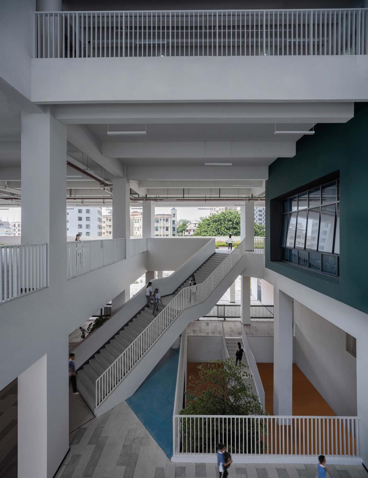 BIM建筑|深圳市龙华区行知中学 / 筑博设计-联合公设