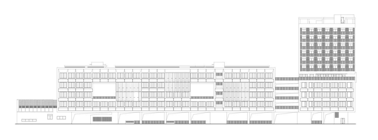 BIM建筑|深圳市龙华区行知中学 / 筑博设计-联合公设