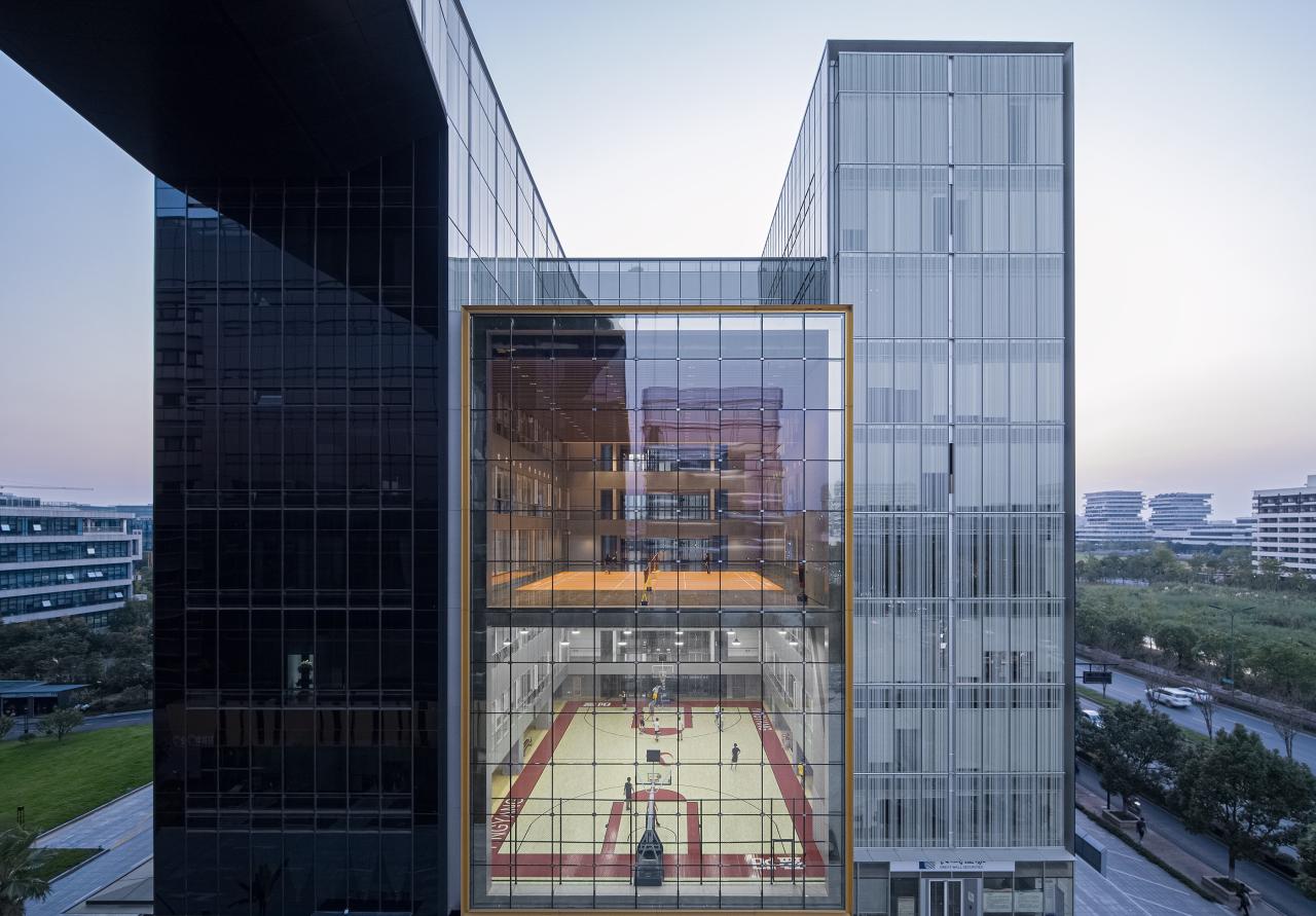 BIM建筑|gad作品 | 开合的立体庭园，杭州关瑞大厦