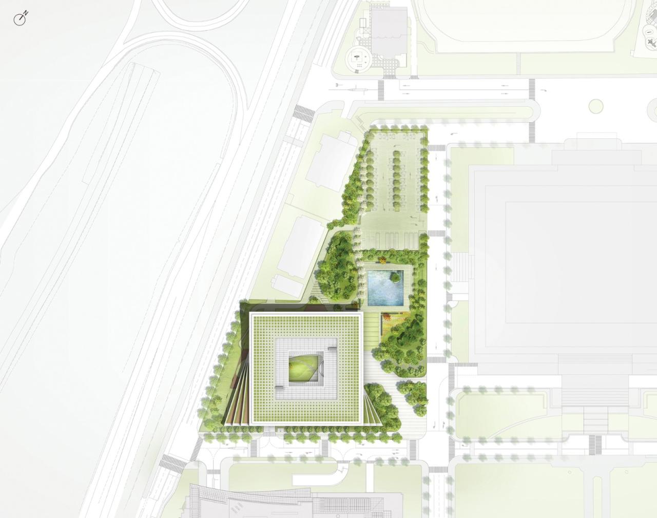 BIM建筑|国会通信大楼 / HAEAHN Architecture