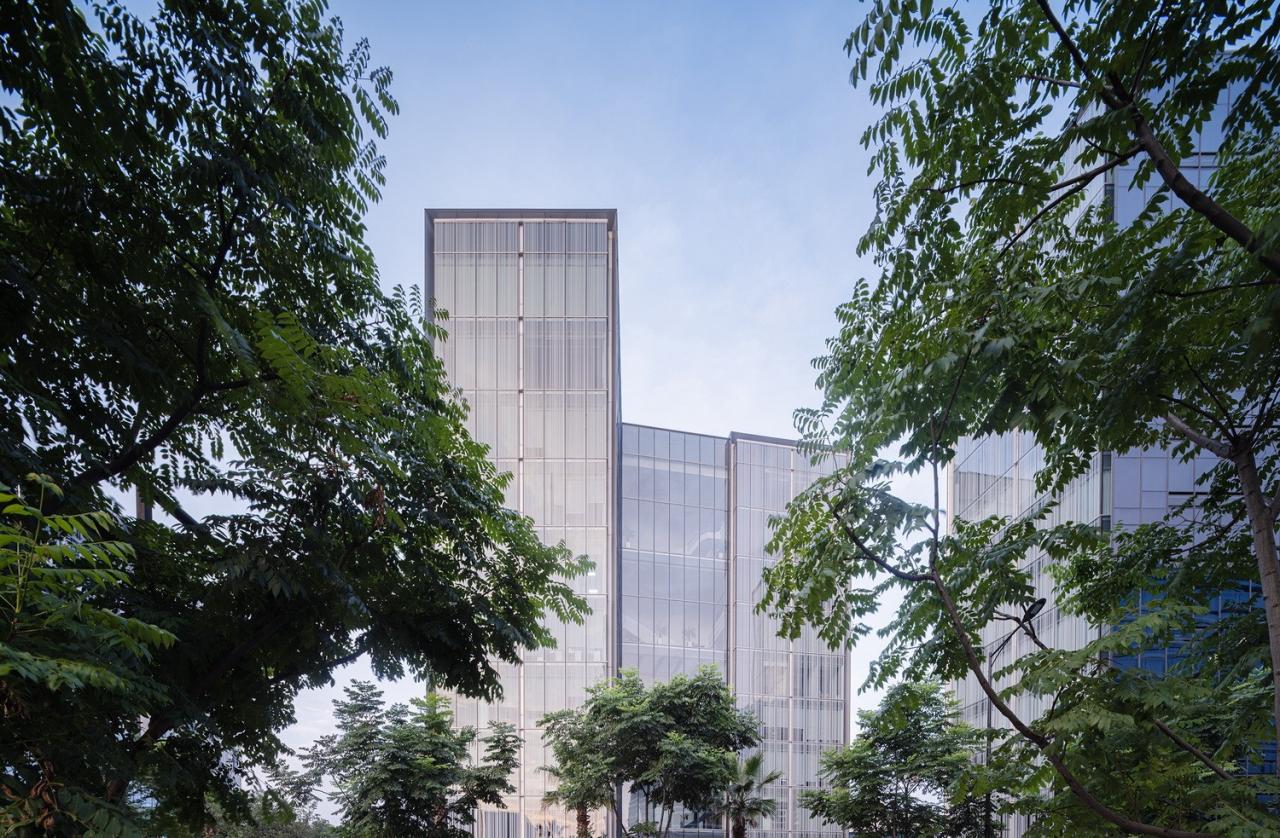 BIM建筑|gad作品 | 开合的立体庭园，杭州关瑞大厦