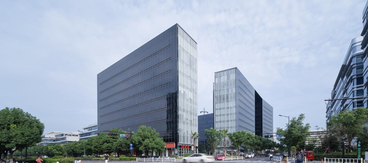 BIM建筑|gad作品 | 开合的立体庭园，杭州关瑞大厦