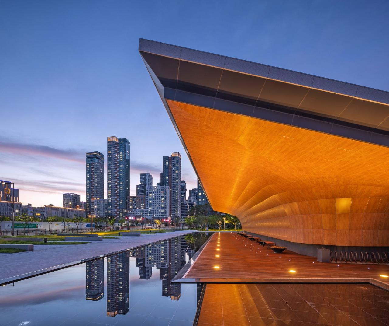 BIM建筑|掀起大地，世宗文化艺术会馆 / Designcamp Moonpark dmp